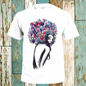 Afro Lady Hot New T Shirt